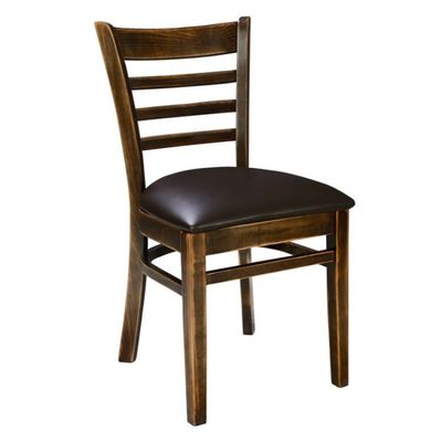 Allgemeine Wohnmöbel Massivholz Ladder Rücken Esszimmer Stuhl für Restaurant
