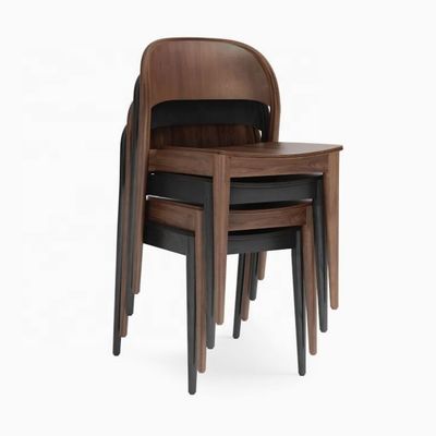 Stackbarer Holz-Esstuhl im günstigen Preis für den Handel im zeitgenössischen Design-Stil