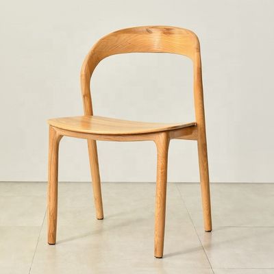 Moderne Wohnzimmerstühle Holz ohne Arme Esszessel aus Massivholz Stuhl Holzmöbel