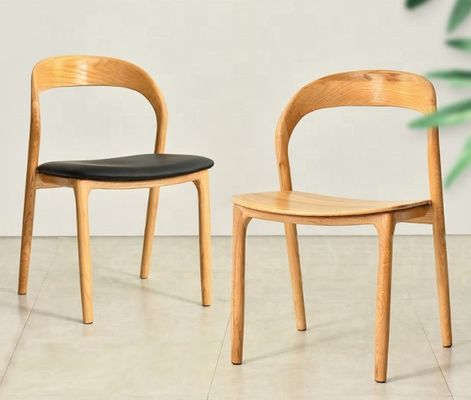 Moderne Wohnzimmerstühle Holz ohne Arme Esszessel aus Massivholz Stuhl Holzmöbel