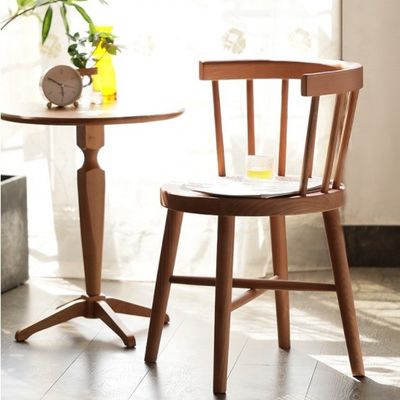Wohnzimmer Freizeitmittelalterliches Restaurant Esszessel mit Retro-Holzdesign und 120kg Gewichtsgrenze