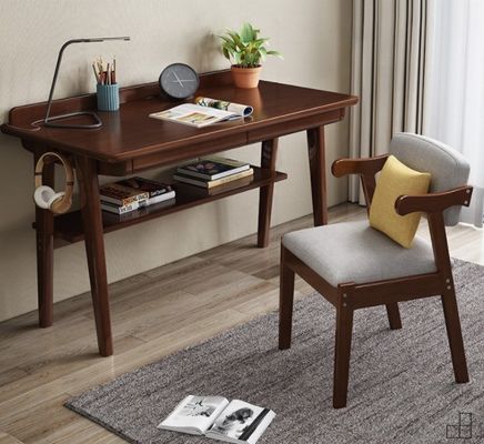 Postverpackung Sessel Massivholz Esszimmerstuhl mit Polsterkissen und antikem Design