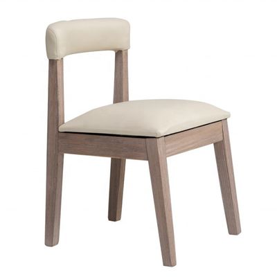 Guter Luxus-Stuhl mit exquisiter Verarbeitung und Lederholzrücken