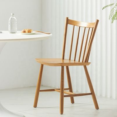 Moderne, langlebige Eichenholz-Tischstuhl aus massivem Holz für Hotel- und Restaurantmöbellösungen
