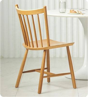 Moderne, langlebige Eichenholz-Tischstuhl aus massivem Holz für Hotel- und Restaurantmöbellösungen