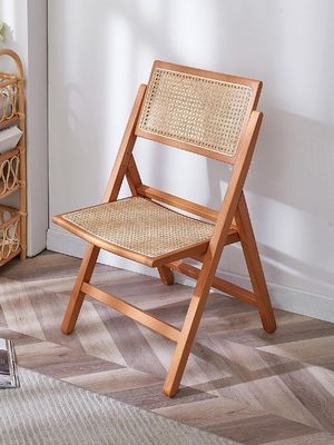 Postverpackung Langlebige klappbare Rattanstühle für Hochzeitsveranstaltungen und Esszimmermöbel