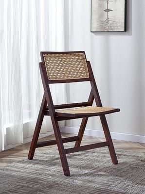 Postverpackung Langlebige klappbare Rattanstühle für Hochzeitsveranstaltungen und Esszimmermöbel