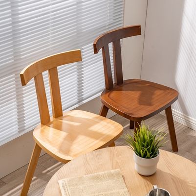 Möbel für Restaurants Dauerholzstuhl mit modernem Design aus Buchenholz