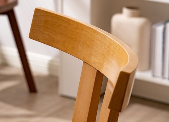 Möbel für Restaurants Dauerholzstuhl mit modernem Design aus Buchenholz
