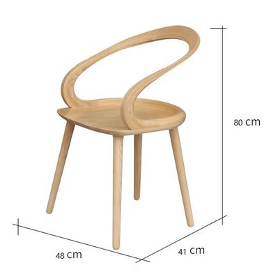 Design Nordic Modern Dining Chair mit individuellen Designs und lackierten Oberflächen