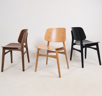 KEINE zusammengeklappte, maßgeschneiderte Gestaltung Luxus-Nordischer Speisesessel aus massivem Holz mit Weißeichrahmen