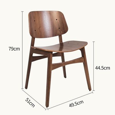 KEINE zusammengeklappte, maßgeschneiderte Gestaltung Luxus-Nordischer Speisesessel aus massivem Holz mit Weißeichrahmen