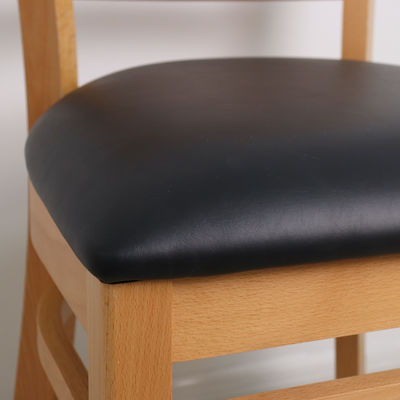 Massivholzstuhl Modernes Design Holzrestaurantsessel D57*W51*SH49.5*H83cm Maßgeschneiderter Esszessel