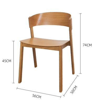 Maßgeschneiderte Designs Stapelbare Holz Esszessel für Hotel Restaurant im modernen Design