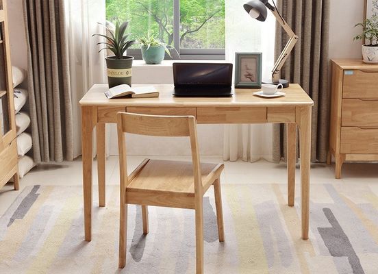 NO Folded Solid Wood Frame Esszessel für Hotel und Restaurant Vintage Nordischer Stil Naturfarbe