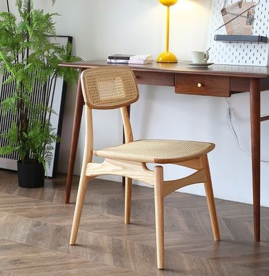 Esszimmermöbel Vintage Luxushotel Restaurant Natur Rattan Massivholz Esszessel für Veranstaltungen