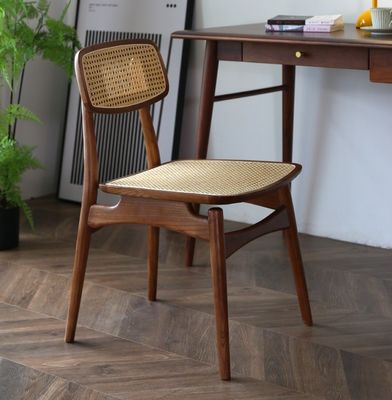 Esszimmermöbel Vintage Luxushotel Restaurant Natur Rattan Massivholz Esszessel für Veranstaltungen