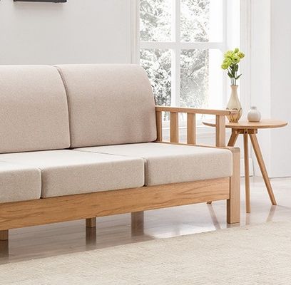 Modernes Design rundes Kaffeetisch aus massivem Holz für das Wohnzimmer W32/40/50*D32/40/50*H30/40/51CM