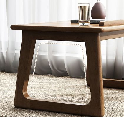 Holztisch für das Lernen und Wohnzimmer Möbel ohne in natürlicher Farbe gefaltet anpassen