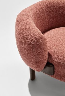 OEM-Service Akzeptiert Freizeitstuhl Nordic Lounge Holzsofa Stuhl mit Kissen