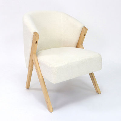 Wohnzimmer Design W58*D68*H78CM Nordic Lounge Freizeit Holzsofa Stuhl für OEM Service akzeptiert
