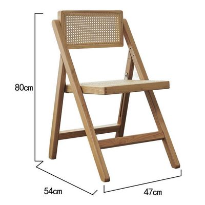 Rattan-Sitz und Rücken Holzstuhl für modernes Essen in individuellen Farben