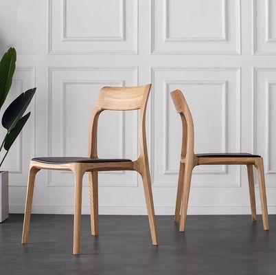 Nordic Stackable Holz Esszessel für Hotel Restaurant Allgemeine Wohnmöbel Postverpackung