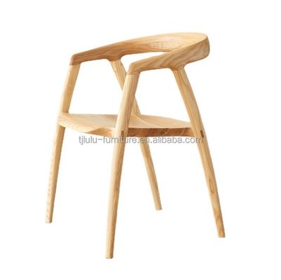 Hotel Restaurant Bankett oder Wohnzimmer Holz Esszessel mit modernem Design und Einzelsitzer