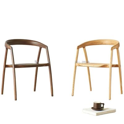 Zuhause Möbel Luxus moderner Esszimmerstuhl mit Massivholzrahmen und Einzelsitzer