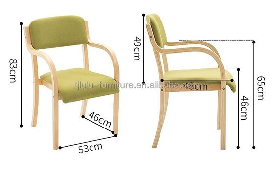 Massivholzstapelführer für modernes Esszimmer in mehreren Farben Hotel Restaurant Bankett Zuhause