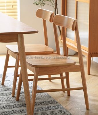 Massivholz-Esstuhl mit modernem Design-Stil für Esszimmermöbel in Cafe Restaurant in und Nordic Simple Design