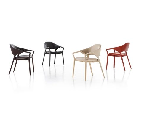 Nordic Design Moderne Massivholzleder Speisesaal Restaurantsessel in Weiß/Schwarz/Rotwein/Rot für robuste Sitzgelegenheiten 2023