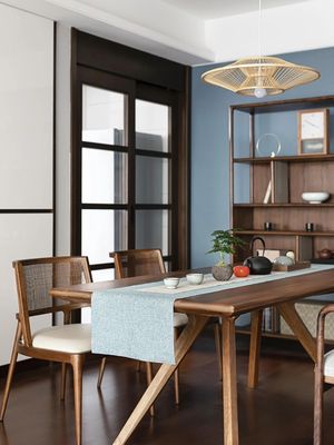 Ashwood Frame Nordic Design Moderne Massivholz PU Leder Rattan Esszimmer Restaurant Stuhl 2023 für Cafés und Restaurants