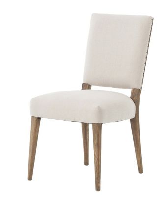 Restaurant Hotel Massivholz Esszessel mit Nitrolacquer-Finixierung und modernem Stoffpolster