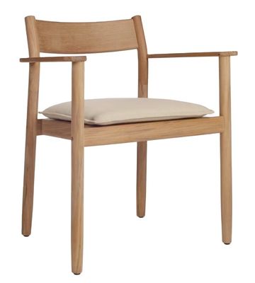 Stoffholzpolsterter Stuhl für Weinkeller und elegantes Esserlebnis