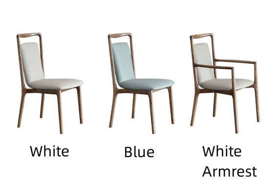 Zuhause Möbel Allgemein italienisches Design Moderne Massivholz PU Leder Esszimmer Restaurant Stuhl mit Armlehne