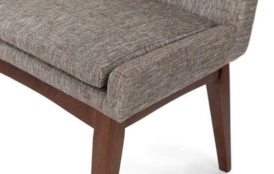 Postverpackung Nordic Moderne Holzstruktur Stoff Esszessel Für Restaurant Hotel Gummi Holzrahmen