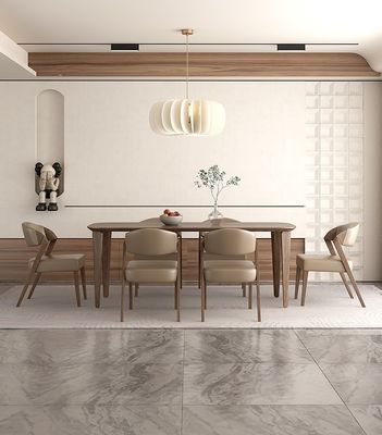 Esszimmermöbel italienischer Luxus moderner Design Holz-Café-Sessel Stapelstühle für anspruchsvolle Speisen