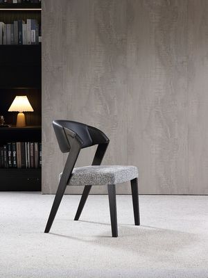 Esszimmermöbel italienischer Luxus moderner Design Holz-Café-Sessel Stapelstühle für anspruchsvolle Speisen