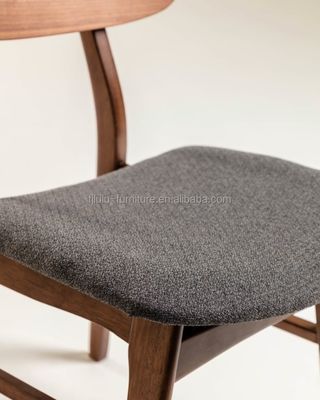 Hausmöbel Massivholzrahmen Esszimmerstühle mit individuellen Farben und Polsterstoffsitz