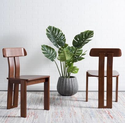 Massivholz-Esstuhl Vintage-Hochrückenmöbel für die moderne Heimkollektion