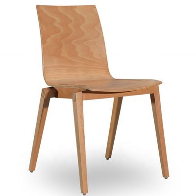 Hochrücken moderner komfortabler Stoff Samt Nordische Esstühle für Holz Restaurant Hotel Cafe Möbelstuhl