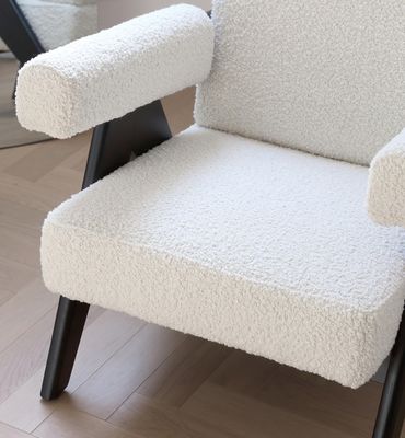 LL-C26 Holzpolster Freizeitstuhl für Wohnzimmer W69*D72*H74 cm