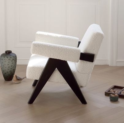 LL-C26 Holzpolster Freizeitstuhl für Wohnzimmer W69*D72*H74 cm