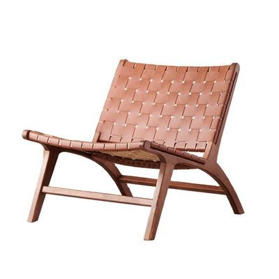 Massivholz Sattel Leder Einzelzimmer Wohnzimmer Sofa Stuhl Hotel Essential