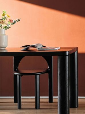 Standfestes Holz Esszimmer Restaurant Modernes Design Stapelstuhl