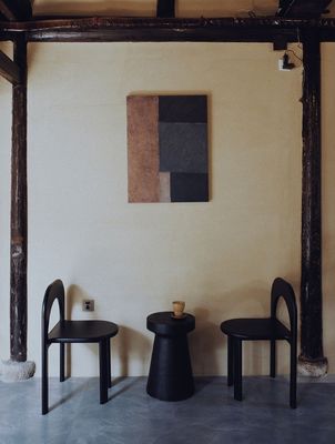 Standfestes Holz Esszimmer Restaurant Modernes Design Stapelstuhl