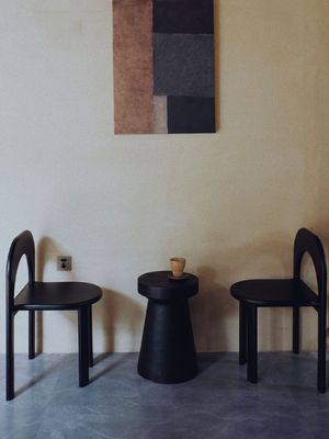 Standfestes Holz Esszimmer Restaurant Modernes Design Stapelstuhl