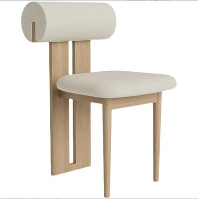 Modernes Wohnen Möbel Design Stoff Esszimmer Restaurant Stuhl mit Massivholz Stil
