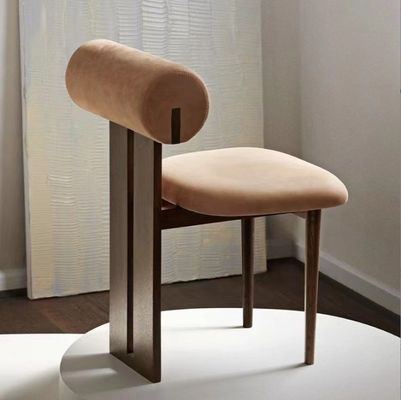 Modernes Wohnen Möbel Design Stoff Esszimmer Restaurant Stuhl mit Massivholz Stil